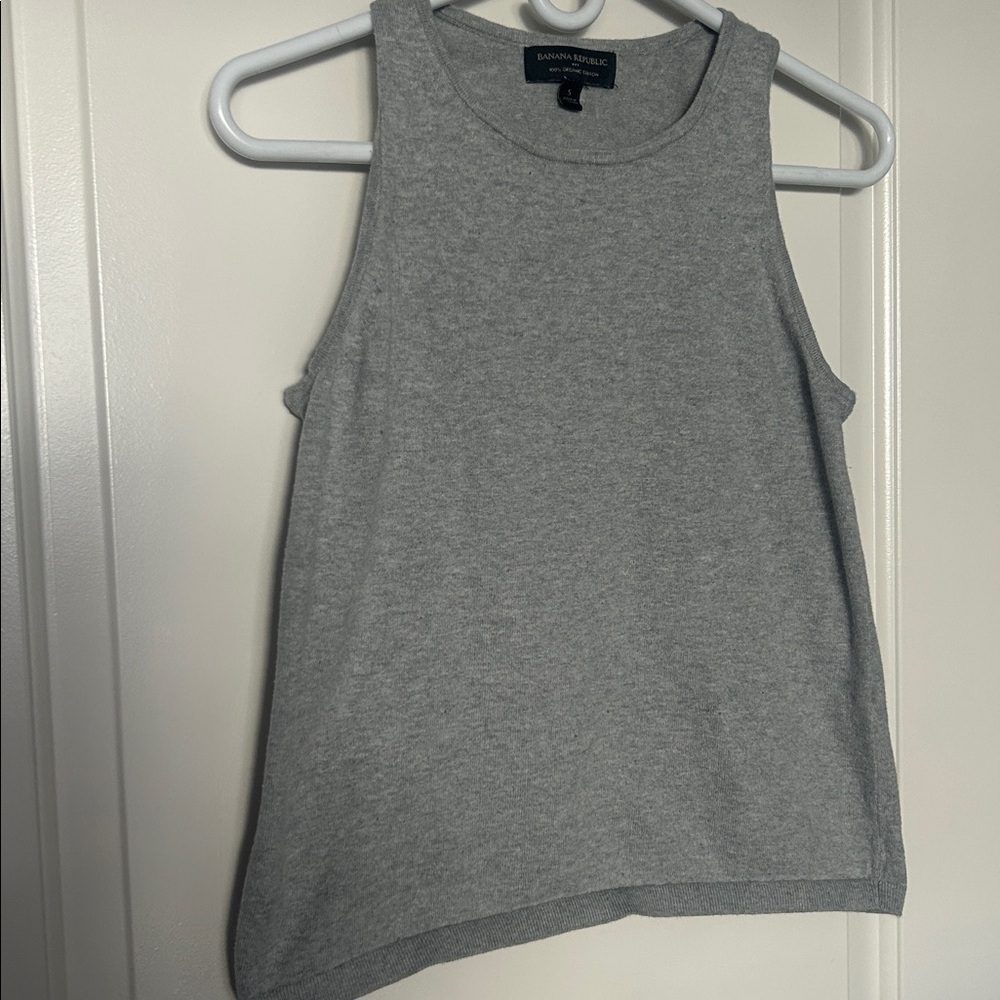 Banana Republic Heather Gray Tank Top